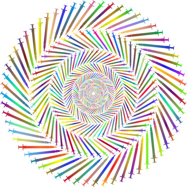 Free syringe mandala injection vector