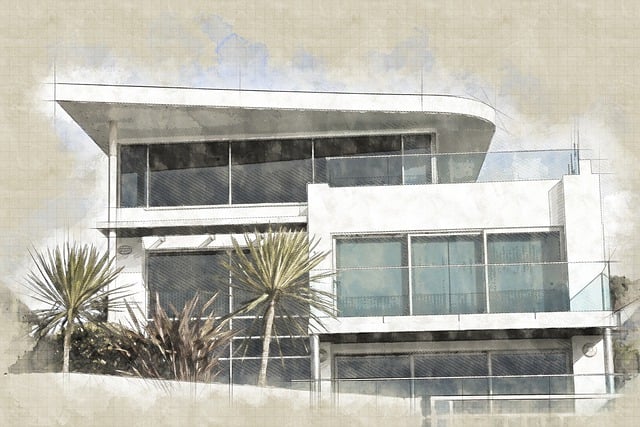 Free architecture building infrastructure illustration