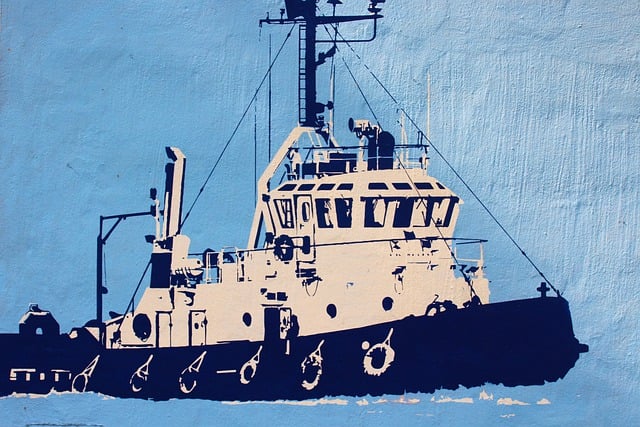 Free boat ship painting illustration