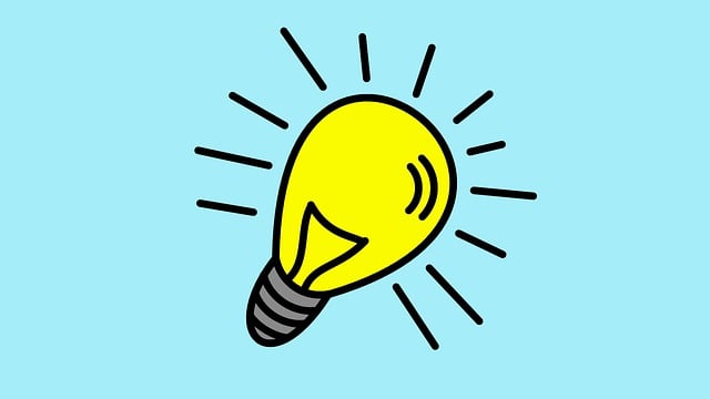 Free light light bulb idea illustration