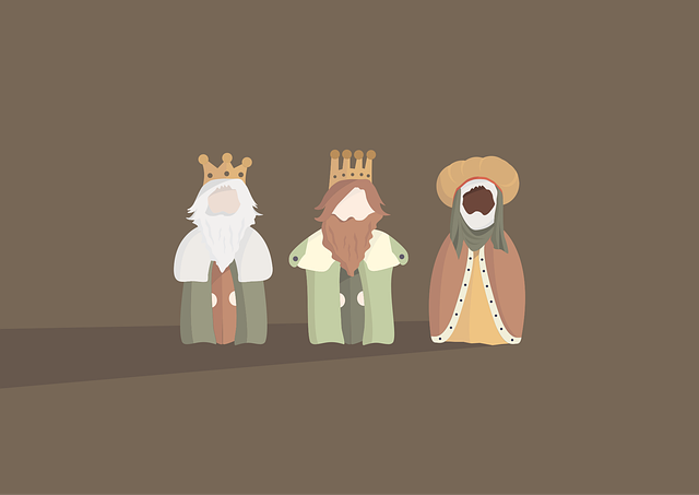 Free kings gifts christmas vector
