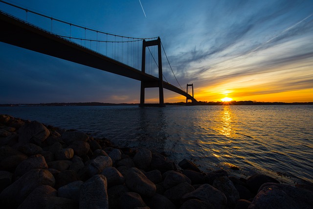 Free Denmark Sunset photo and picture