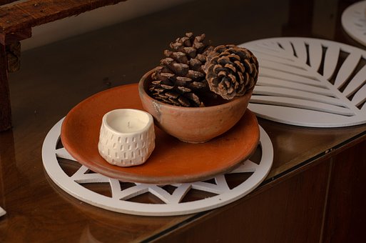 Ananas, Stearinlys, Furu, Innredning