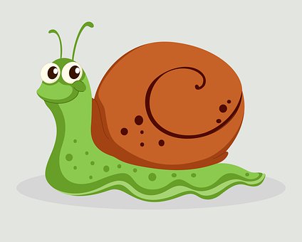 Free Snail Cartoon illustration and picture