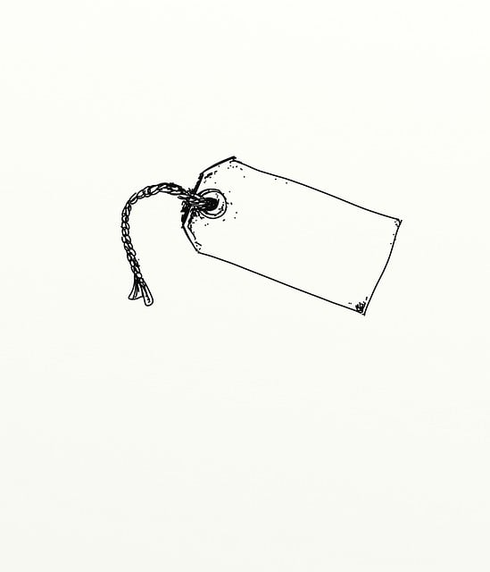 Free tag gift label illustration