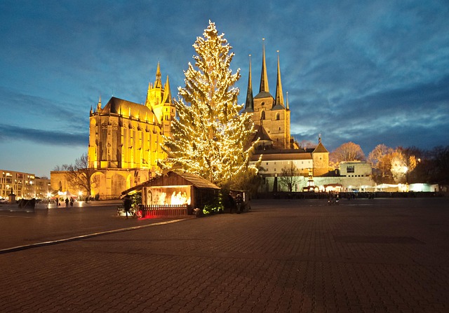 Free Cathedral Square Erfurt photo and picture