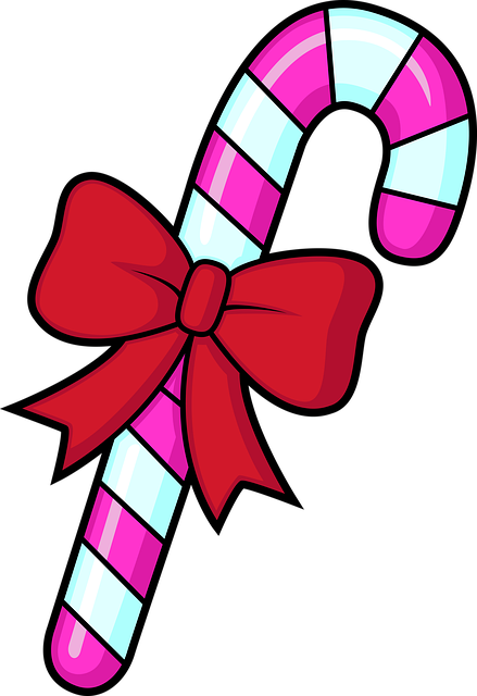 Free Walking Stick Christmas illustration and picture