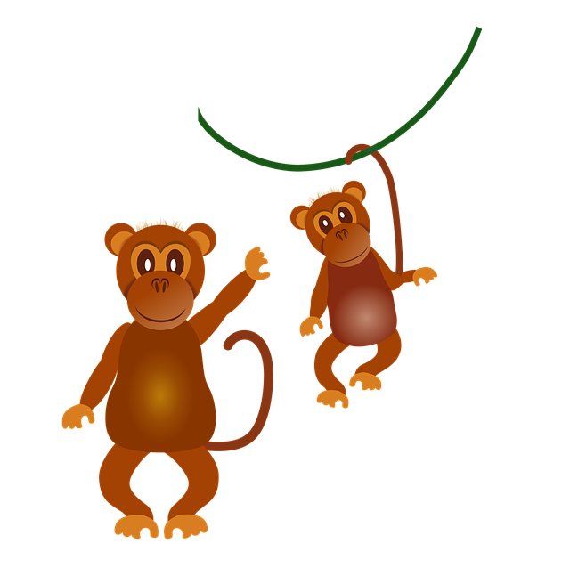 Free Ape Monkeys vector and picture