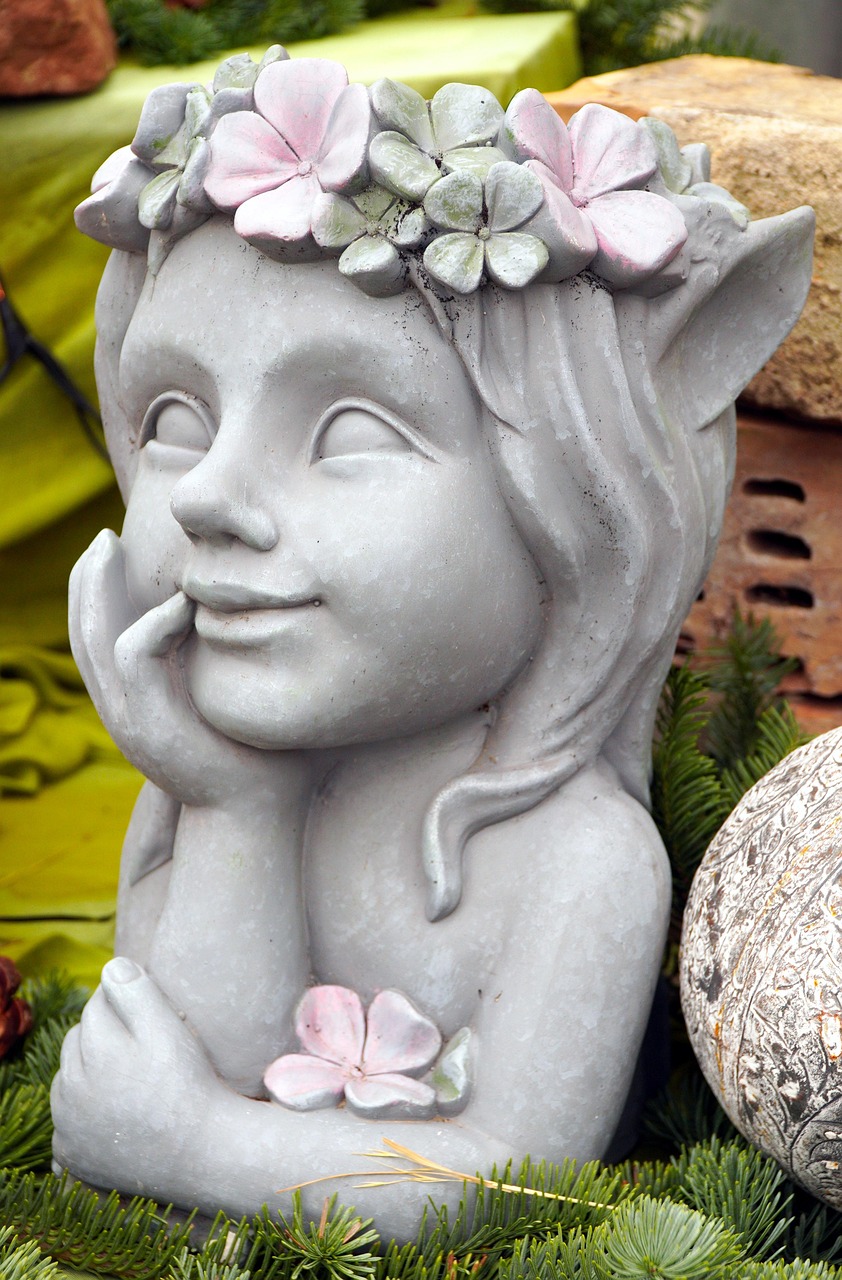Statue Jardin Pierre Reconstituée - Garçon Et Fille Sur Banc - Résistant Au Gel