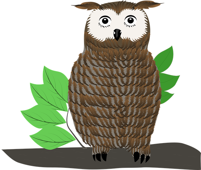 Free animal owl icon vector