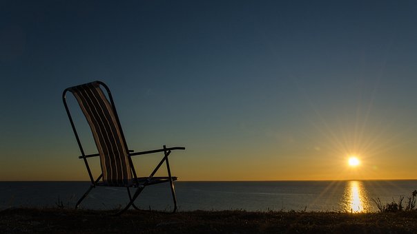 Sonnenuntergang Bild, Trauriges Bild