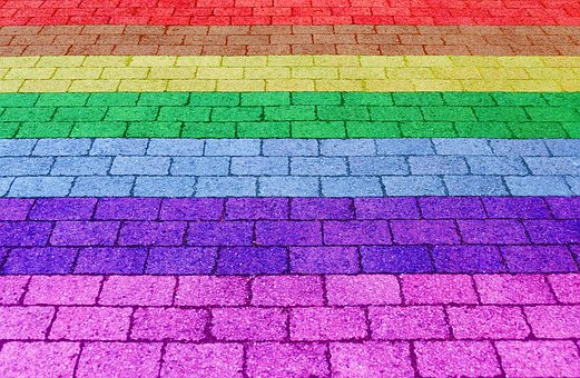 Free Cobblestones Coloured Road photo and picture