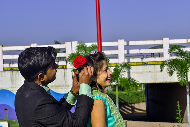 Free Rose Couple photo and picture