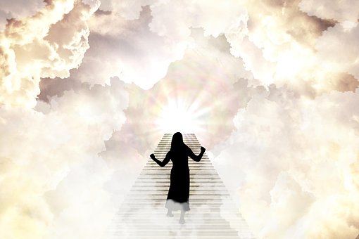 Free Woman Stairs photo and picture