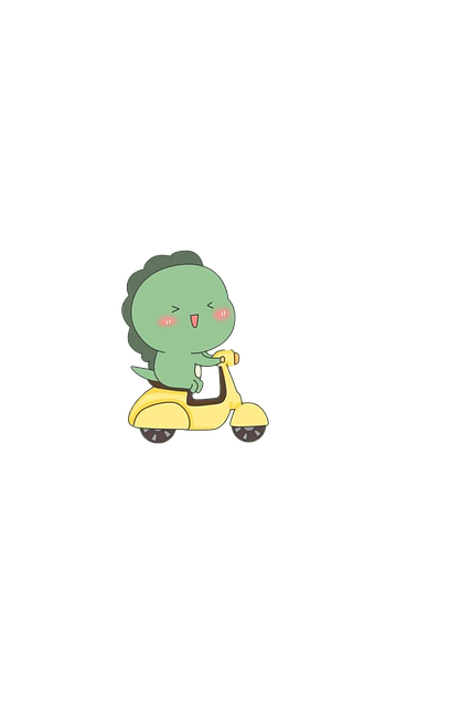 Free ride a little dinosaur take illustration