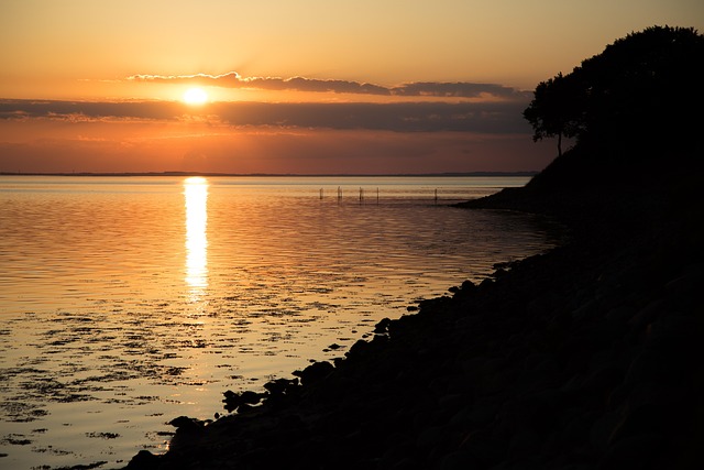 Free Sunset Denmark photo and picture