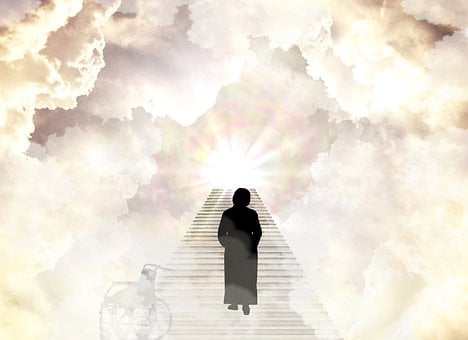 Free Old Woman Heaven illustration and picture