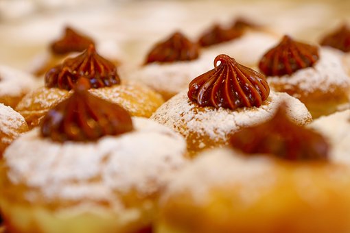 Sufganiyot, Rosquillas, Azúcar