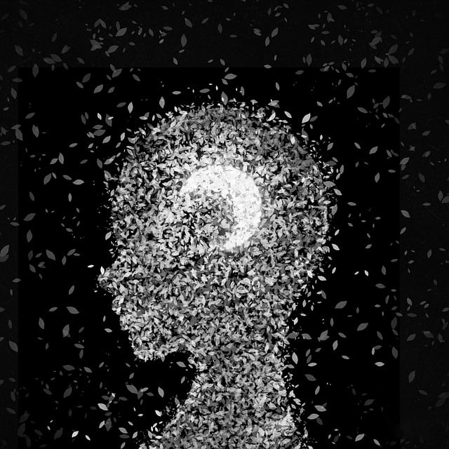 Free leaves head mind illustration