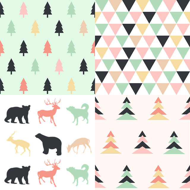 Free animal background card vector