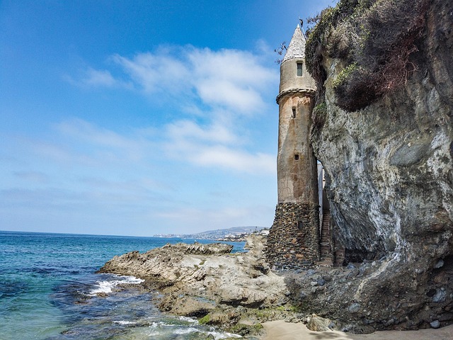 Slot, Hav, Ocean, Californien