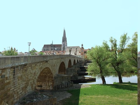 Puente, Ciudad, Arquitectura, Alemania