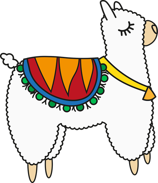 Free Lama Alpaca vector and picture