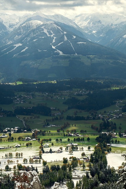 Berge, Senke, Natur, Landschaft