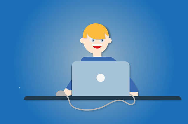 Free laptop office online meeting vector
