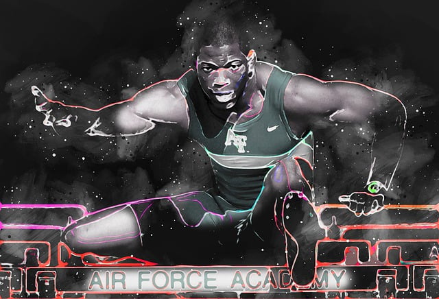 Free man athletics sport illustration