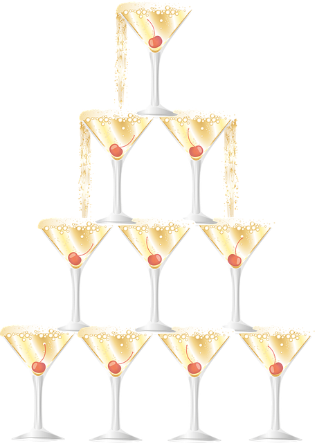 Free champagne new year new year's eve illustration