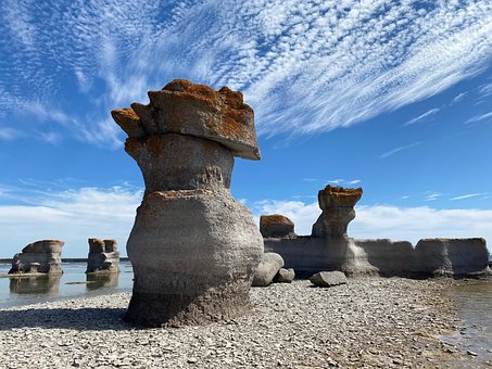Mingan, Insel, Monolith, Landschaft