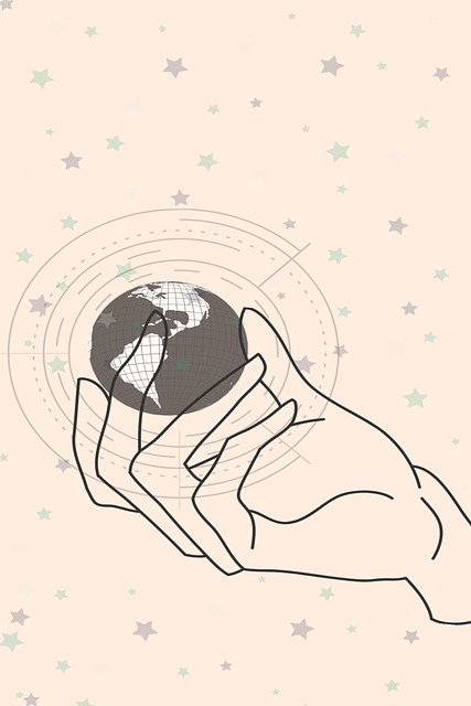 Free World Hand illustration and picture