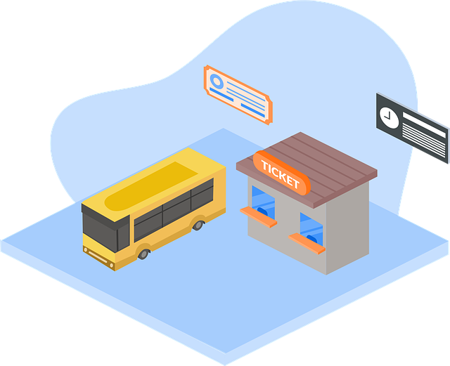 Free bus coach vehicle illustration
