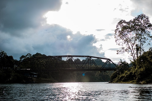 Free Bridge River photo and picture