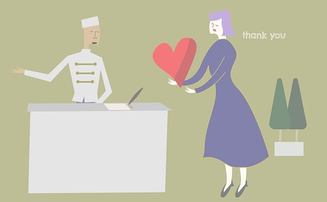 Free girl gratitude reception illustration