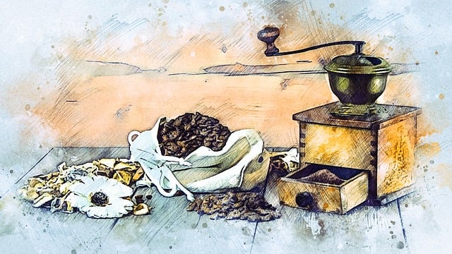 Free coffee coffee grinder photo art illustration