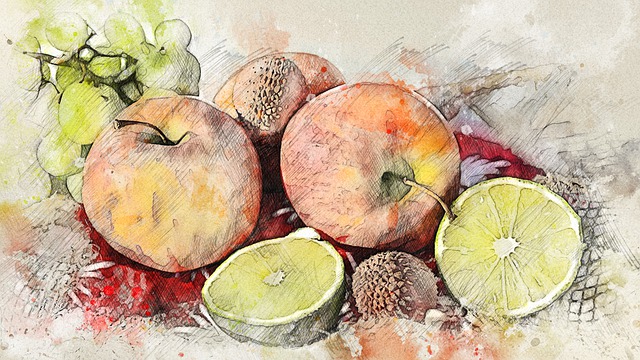Free fruits food photo art illustration