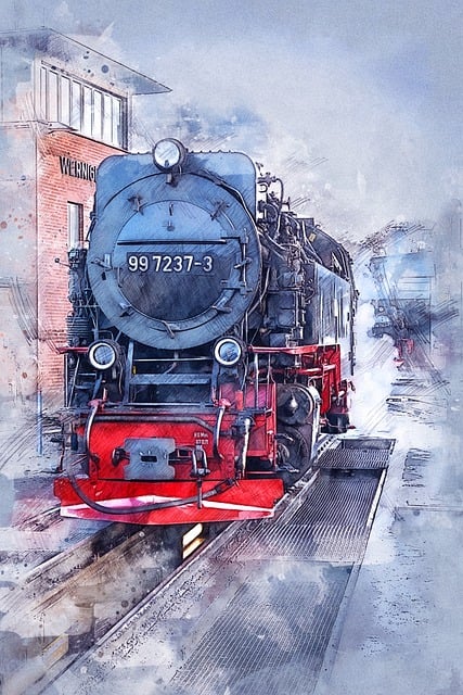 Free train locomotive steam locomotive illustration