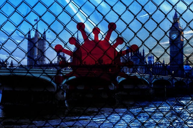 Download free HD stock image of Virus Fence Free virus fence barrier illustration