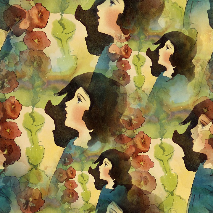 Download Girl, Pattern, Background. Royalty-Free Stock Illustration ...