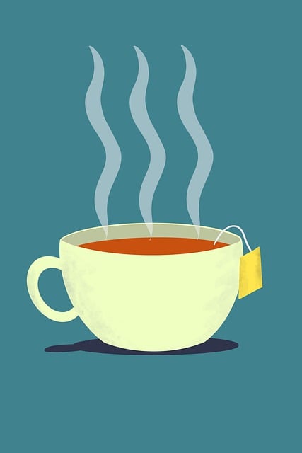 Free cup tea drink illustration