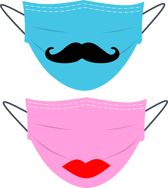 Free coronavirus virus mask illustration