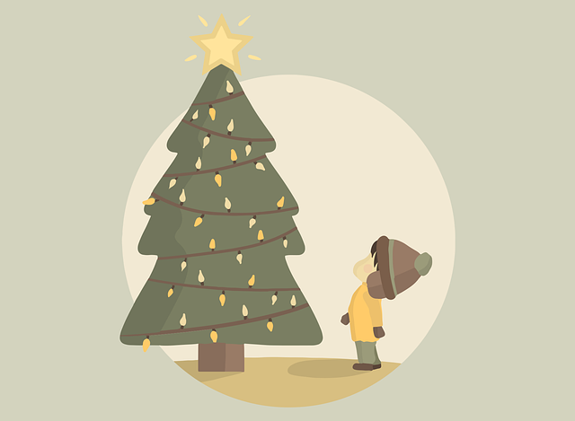Free christmas tree celebration vector