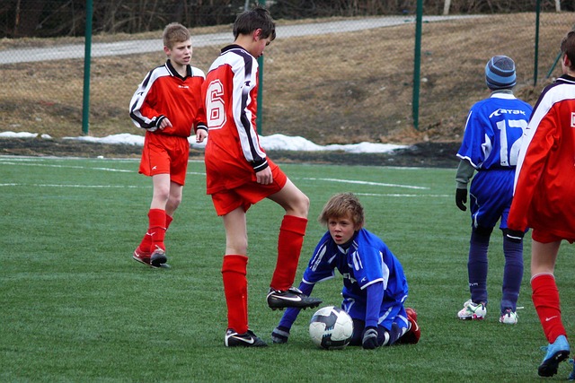 Football, Fußballspieler, Winter, Kalt