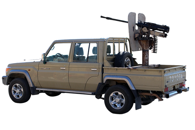 Free pickup armored army illustration