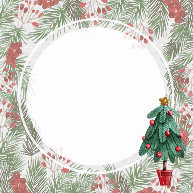 Free frame decoration christmas illustration