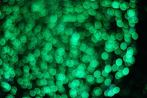 Bokeh, Jul, Julelys, Dekoration, Glitter