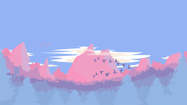 Free Landscape Mountains vector and picture