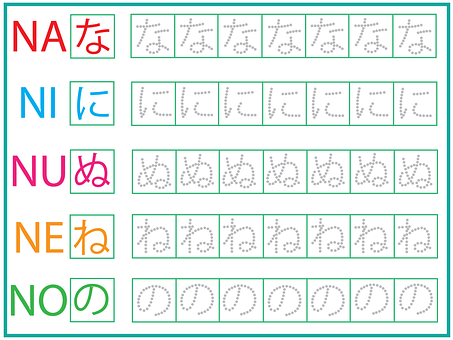 Free Japanese Hiragana illustration and picture
